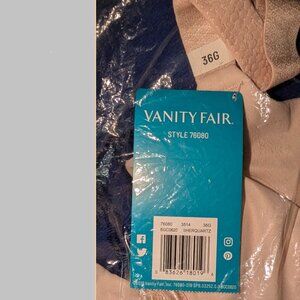 Vanity Fair 36G Bra; Beauty Back Style 76080; Sheer Quartz